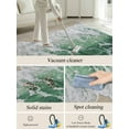 thumbnail image 5 of Sage Green Area Rug for Bedroom 3x5 Ft Ocean Wave Coastal Beach Seaside Scenery Abstract Super Soft fuzzy Throw Rug Non-Slip Fluffy Plush Indoor Floor Carpet for Living Room Nursery Home Decor, 5 of 8