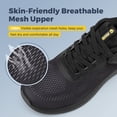 thumbnail image 5 of FitVille Men's Slip-resistant Wide Fit Walking Shoes With Arch Support Outsole All Day Long Comfort Thick-Sole Shoes, 5 of 6