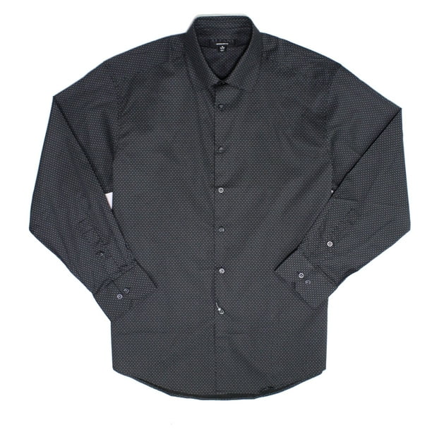 Mens Dress Shirt Classic Regular Fit Geometric 15 1/2 - Walmart.com
