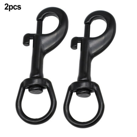 

2Pcs Stainless Steel Swivel Eye Bolt Snap Hook For Scuba Diving Pet Leash Flag