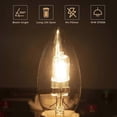 thumbnail image 4 of 42W E14 C35 Dimmable halogen bulb AC 220-240V Warm White 2700K e14 transparent halogen candle bulb (10pcs), 4 of 5