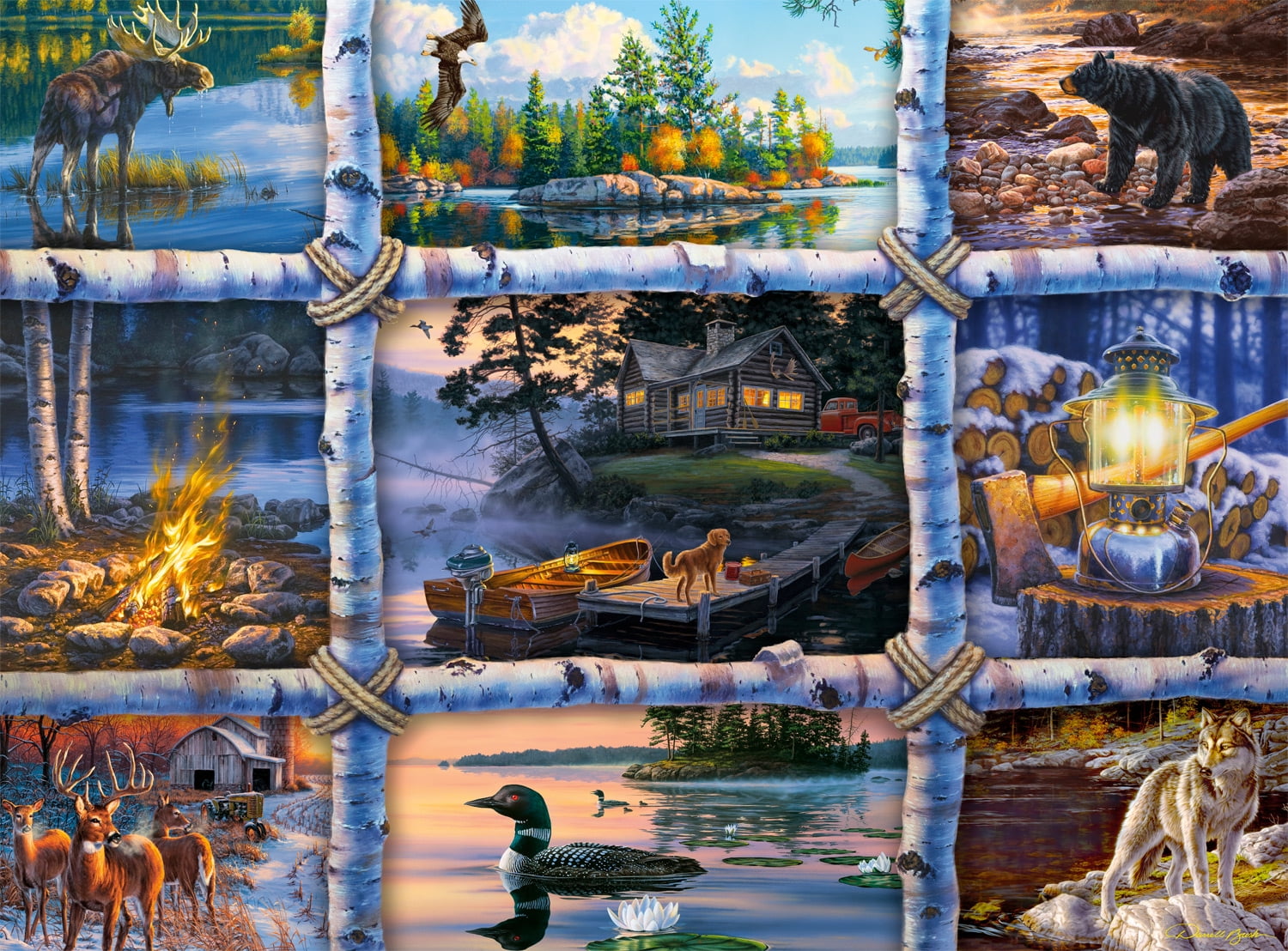 1000 Piece Darrell Bush Puzzle