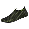 thumbnail image 3 of lnmuld Men Women Water Shoes Non Aqua Socks Solid Color for Beach Pool Surf Yoga Snorkeling Color:Green,Size:7, 3 of 6