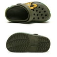 thumbnail image 5 of Kids Garden Clogs Boys Clogs Cute Cartoon Girls Water Clogs Home Room Lightweight Shoes Children Slip-on Breathable Beach Pool Shower Clogs Sport Kids Child Non-Slip Slides Excavator Green 33, 5 of 5