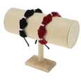 thumbnail image 5 of Unique Bargains 1 Pc Hairband Flocked Pearl Bow Hair Accessories for Women Wine Red, 5 of 5