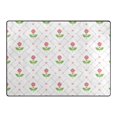 thumbnail image 4 of Ryvnso Cute Flower Area Rug Floor Mats Non-Slip Home Carpet 80 x 58 inch, 4 of 7