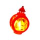 thumbnail image 4 of Linterna de vela decorativa navideña Linterna de vela Lámpara de mesa portátil Sala de estar Rojo, 4 of 9