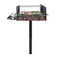 thumbnail image 5 of Single Post Outdoor Grill Stainless Steel Grill Camping BBQ with  2* Grill Nets, 5 of 18