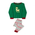 thumbnail image 3 of Family Pjs Red Holiday Family Matching Deer Pajama PJ Sets Family Christmas Pjs Matching Sets, 3 of 8