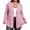 Pink, variant on Iroehba Womens Cardigan Plus Size Long Sleeve Open Front Solid Color Relaxed Cut Casual Outerwear with Pockets for Everyday Wear