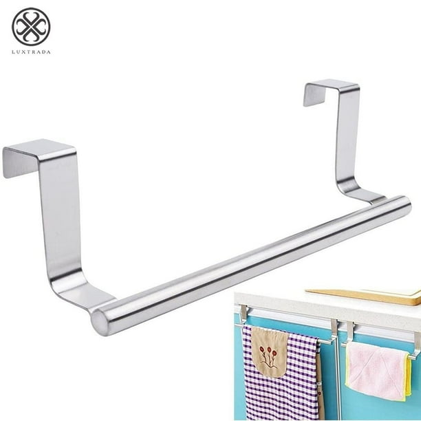 🚿 Toallero Telescópico Tiger Boston – Acero Inoxidable Pulido (se Alarga Hasta 6 Cm) – Instalación Fácil Sin Taladrar (Tigerfix)