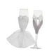 thumbnail image 4 of Copas de champán para boda, copas de champán para boda, portátiles, modernas, favores de fiesta, creativas y románticas, gafas MR , 2 uds. Estilo A, 4 of 8
