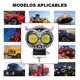 thumbnail image 2 of Par Faros Led Auxiliares Lupa Para Moto Auto 80w, 2 of 8
