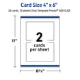 thumbnail image 6 of Avery 4" x 6" Cards, Pre-Printed Gold Beads Design, 20 ct, 6 of 11