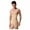 Khaki, variant on Fancifize Men's See-Through Mesh Bodysuit Underwear Sexy Transparent Base Layers Jumpsuit Boxers Briefs Singlet Bulge Gym Sports Leotard