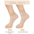 thumbnail image 3 of Calcetines Geyoga Sheer Nylon Transparente para Mujer x12, 3 of 7