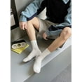 thumbnail image 6 of 5Pairs Men's Crew Socks Breathable Cotton Socks Comfortable Dress Socks Athletic Socks for Men, 6 of 7
