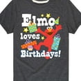 thumbnail image 3 of Sesame Street - Elmo Loves B Days - Toddler and Youth Short Sleeve Graphic T-Shirt, 3 of 5