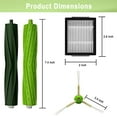 thumbnail image 5 of 18 Pack Roomba Replacement Parts for iRobot Roomba i7 i7+ i3 i3+ i4 J7J7+/Plus i6 i6+ i5+j5+ i8 +/Plus E5 E6 E7 I & E & J Series Vacuum Cleaner, 2 Set of Roller Brush & 8 Filters & 8 Side Brushes, 5 of 7