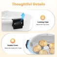 thumbnail image 3 of White Electric Potato Peeler One-Button Drive Automatic Peeler Spinner Machine 85W (ABS+PS+PP) Pure Copper Motor for Kitchens, Restaurants, Fast Food Stores, 3 of 13