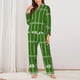 thumbnail image 2 of Balery American Football Field2 Conjunto de Pijama con Estampado para Mujer, Conjunto de Dos Piezas con Manga Larga, Ropa de Dormir Suave con Bolsillos, Pijamas Cómodos-Medium, 2 of 7