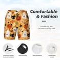 thumbnail image 4 of Kdxio Happy Halloween 5 Print Men'S Swim Trunks With Compression Liner 7 Inch Inseam Quick Dry Swim Shorts, 4 of 7