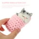 thumbnail image 4 of Muñeco de juguete con forma de gatito durmiendo en pantuflas, con sonidos de maullidos. Ideal para decorar y como regalo para niños y niñas (rosa)., 4 of 7