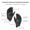 thumbnail image 2 of Guantes Para Moto De Piel De Cabra 100% De Pantallas Táctile, 2 of 8