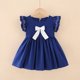 thumbnail image 1 of Vestido de niña Vestido infantil Ropa infantil Vestido de princesa con lazo grande para niña Vestido para niña, 1 of 4