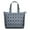 Navy Blue Geometric, variant on Orange Geometric Diamond Cross Pattern Travel Tote Bags for Women Carry On,Large Weekender Bags for Women Travel,Multi Functional Duffle Bag for Work,Shopping,Sports