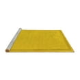thumbnail image 2 of Ahgly Company Machine Washable Indoor Rectangle Solid Yellow Modern Area Rugs, 8' x 12', 2 of 4