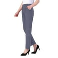 thumbnail image 2 of Stephy Women's New Thin Elastic Loose Large Size Korean Version of Everything Long Trousers Casual Trousers Haren, Black, L, 2 of 6