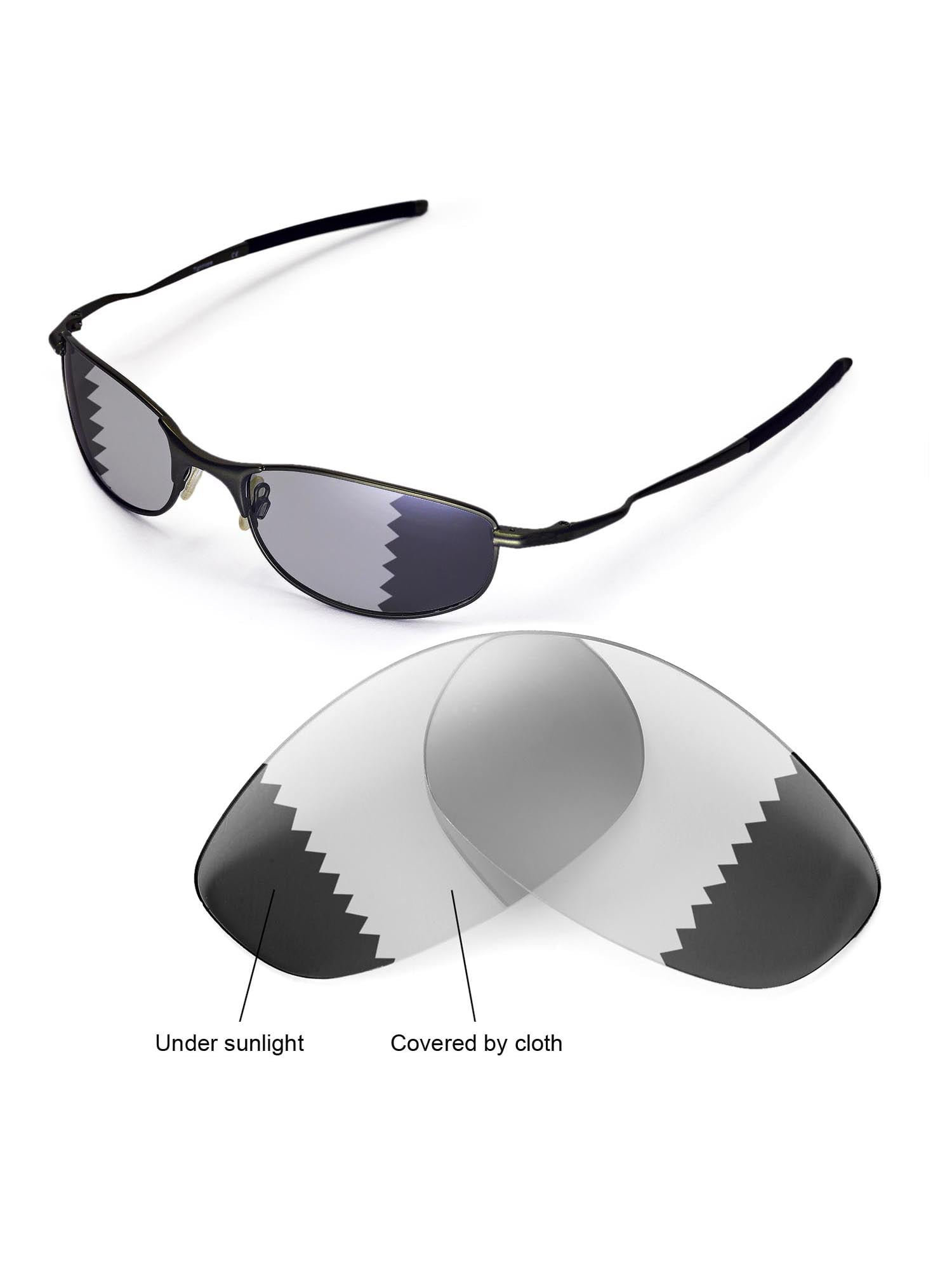 Centrum Advarsel Hvert år Walleva Transition/Photochromic Polarized Replacement Lenses for Oakley  Tightrope Sunglasses - Walmart.com