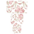 thumbnail image 3 of Oubit Bathroom Shower Curtain,Rose Pattern Prints Waterproof Bathroom Toilet Mat Shower Curtain Custom Engineered, 3 of 9