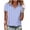 Blue, variant on VBVC Women's Golf Print Short Sleeve Collared Shirt,Ladies Quarter Zip Moisture Wicking Top,Summer Quick Dry Athletic Blouse For Women,Green,S-3XL