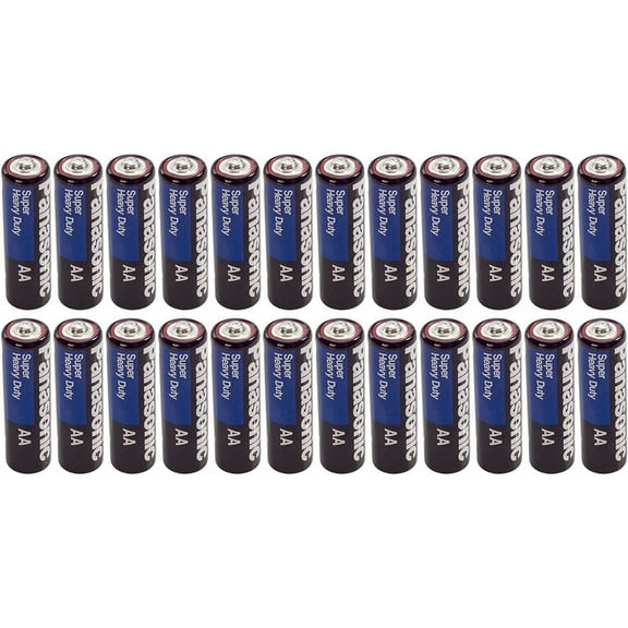 Panasonic Heavy Duty AA Batteries X 24