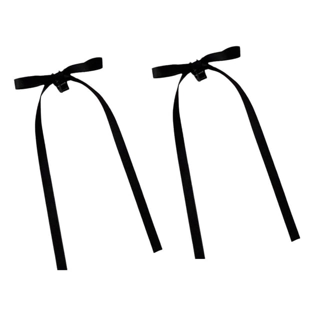 Pince à Cheveux Queue de Cheval Forêt Décorative Attachée avec Nœud 9CV8