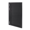 thumbnail image 6 of 23.6" x35.4" Single Swinging Door, Square Cafe Saloon Swing Door with 3 Hinges,1.37in Thick Solid Wood Partition Door for Hallway Kitchen Bar Shop (Black), 6 of 25