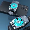 thumbnail image 3 of H15 Universal Mobile Phone Game Cooler System Mute Strong Wind Cooling Fan Gamepad Holder Stand Radiator Auxiliary Chicken-eating, 3 of 8