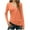 Orange, variant on Enjoytime Long Sleeve Tops for Women Solid Color Round Neck Slim Casual Shirt Spring Trendy Basic Work Blouses Orange XXL