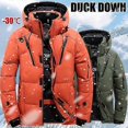 thumbnail image 2 of -30 Winter Men Duck Thick Down Jacket Men Snow Parkas Coat Male Warm Winter Down Jacket Outerwear, 2 of 4