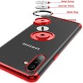 thumbnail image 3 of Case for Samsung Galaxy Note 10 Case 6.3" Clear Back Soft TPU Silicone Ring Holder Gel Bumper Thin Transparent Scratch Resistant Kickstand Protective Case - Red, 3 of 13