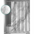 thumbnail image 4 of Abstract Marble Shower Curtain, 72" x 72", Minimalist Art Back Texture Minimalist Art Waterproof Bathroom Curtain Washable Shower Curtain Set with 12 Hooks, 4 of 6