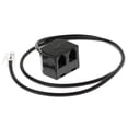 thumbnail image 1 of Yinanstore 2x 4P4C RJ9 1 Mâle à RJ9 Double Femelle Adaptateur Convertisseur Câble d'Extension Noir, 1 of 8