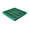 thumbnail image 1 of Rejilla de desagüe NDS cuadrada verde de polietileno de 30 cm, 1 of 2