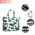thumbnail image 2 of Light Blue and Black Of Leopard Print Travel Tote Bags for Women Carry On,Large Weekender Bags for Women Travel,Multi Functional Duffle Bag for Work,Shopping,Sports, 2 of 5