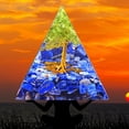 thumbnail image 1 of Crystal Energy Orgone Pyramid Mold Riqueza Prosperidad Peridot Heal Gem (5 cm), 1 of 5