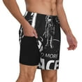 thumbnail image 3 of Balery I Need More Space Mens Swim Trunks Swim Shorts for Men Quick Dry Inseam Beach Shorts with Compression Liner Pocket-X-Large, 3 of 9