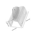 thumbnail image 2 of unbranded 2Ud Conector De Patas Para Material Aluminio Color Plata Uso, 2 of 8