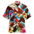 thumbnail image 3 of Las más nuevas camisetas holgadas y transpirables con estampado 3D de muñeco de nieve y helado para hombre y mujer, camisetas de manga corta para fiesta en la playa, 3 of 5
